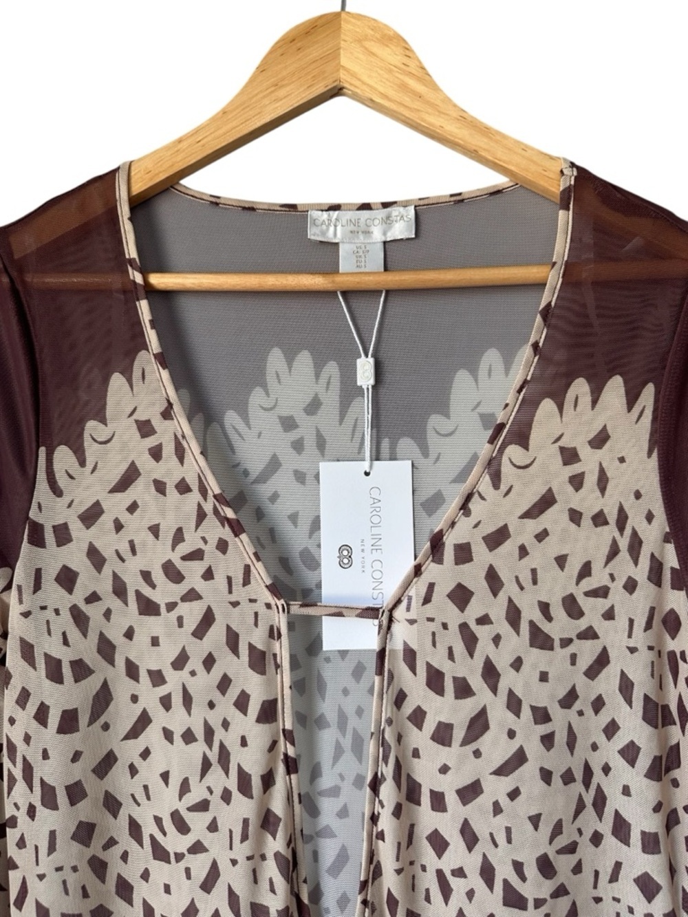 Caroline Constas Mesh Beach Cover Up - Picture 4 of 10